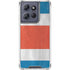 Costa Rican Flag Distressed Moto G Stylus 5G (2025) Clear Case